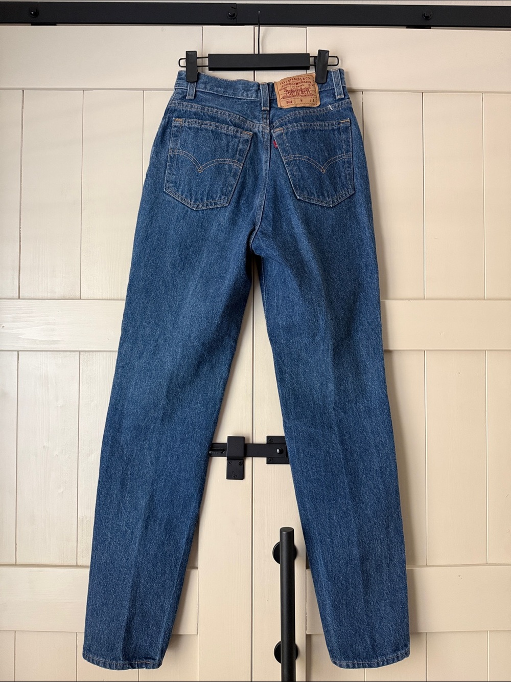 Vintage Levi’s 501 USA Made Women’s Jeans Size 5 Short, Dark Wash 100% Cotton